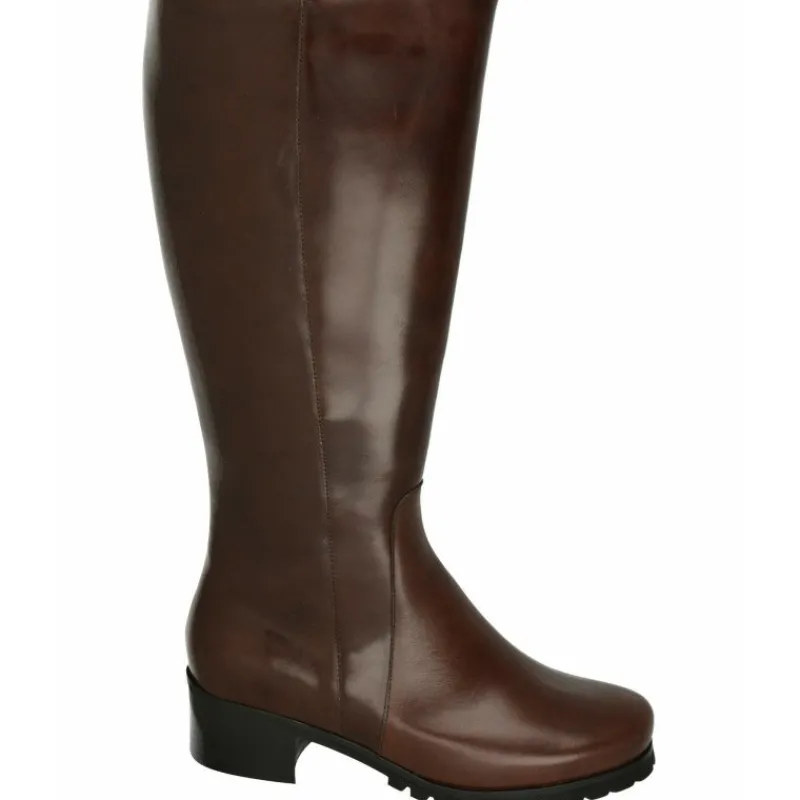 PieSanto Botas|Bota Alta De De Cana Ancha 43 Cm Con Piso De Goma Y Tacon De Suela Con Planta De Descanso Extraible