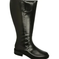 PieSanto Botas|Bota Alta De De Cana Ancha 43 Cm Con Piso De Goma Y Tacon De Suela Con Planta De Descanso Extraible