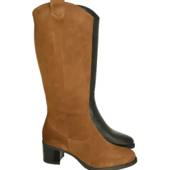 PieSanto Botas|Bota Alta De Estilo Texano Con Tacon De Suela Y Horma De Ancho Especial Con Piso De Goma Con Cerco