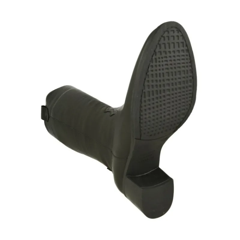 PieSanto Botas|Bota Alta De Estilo Texano Con Tacon De Suela Y Horma De Ancho Especial Con Piso De Goma Con Cerco