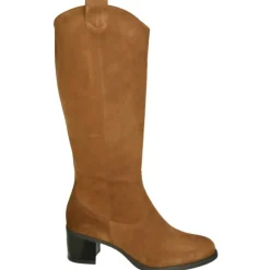 PieSanto Botas|Bota Alta De Estilo Texano Con Tacon De Suela Y Horma De Ancho Especial Con Piso De Goma Con Cerco