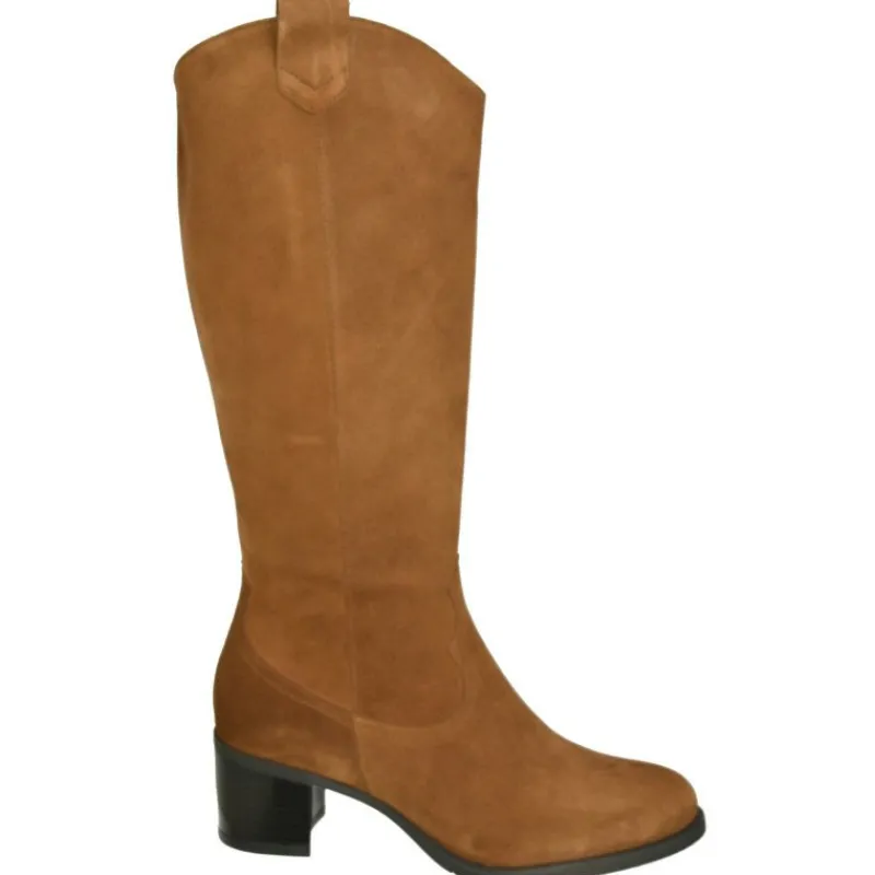 PieSanto Botas|Bota Alta De Estilo Texano Con Tacon De Suela Y Horma De Ancho Especial Con Piso De Goma Con Cerco
