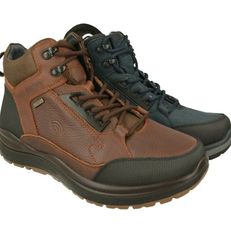 G Comfort Botines|Bota Con Cordones De Con Cremallera Lateral Y Membrana Impermeable, Planta Anatomica Extraible Y Piso Cuna Trekking