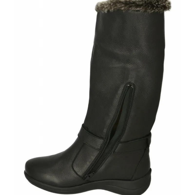 Calzamedi Botas|Bota De Con Vuelta De Cuello En Borreguillo Con Piso De Amortiguacion Y Piel Muy Flexible Y Confortable