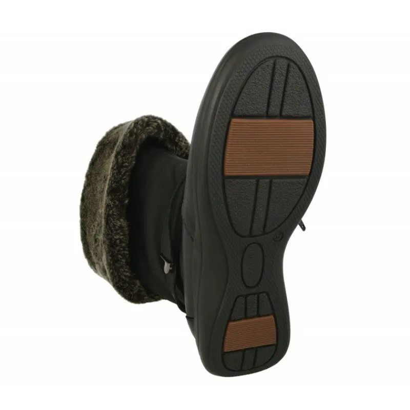 Calzamedi Botas|Bota De Con Vuelta De Cuello En Borreguillo Con Piso De Amortiguacion Y Piel Muy Flexible Y Confortable