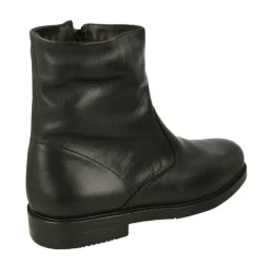 Baerchi Botines|Bota Piel Con Cremallera Y Piso Goma. Negro