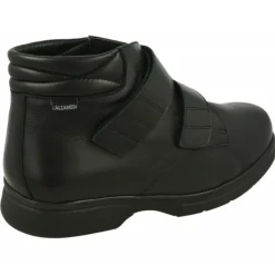 Calzamedi Botines|Bota Velcro De En Ancho 14 Para Pies Sensibles Con Planta De Descanso Movible Y Cuna De Goma Negro