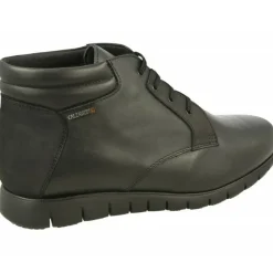 Calzamedi Botines|Botin Cordon De En Pala Lisa Con Piso Aligerado Y Planta De Descanso Extraible En Horma De Ancho 14 Negro