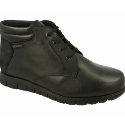 Calzamedi Botines|Botin Cordon De En Pala Lisa Con Piso Aligerado Y Planta De Descanso Extraible En Horma De Ancho 14 Negro