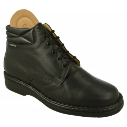 Calzamedi Botines|Botin Cordones De En Ancho 13 Especial Plantillas Y Pies Sensibles Con Piso De Amortiguacion De Negro