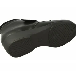 Alviflex Botines|Botin De Con Ajuste Por Velcro En Pala Lisa Y Piso De Amortiguacion En Ancho 14 Especial Plantillas Negro