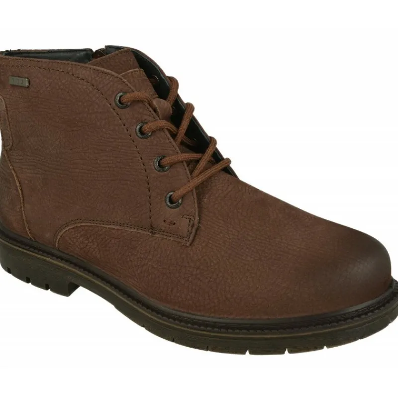 G Comfort Botines|Botin De Con Cordones Y Cremallera Lateral, Piel Impermeable Y Piso De Goma De Caucho Con Planta De Descanso Extraible