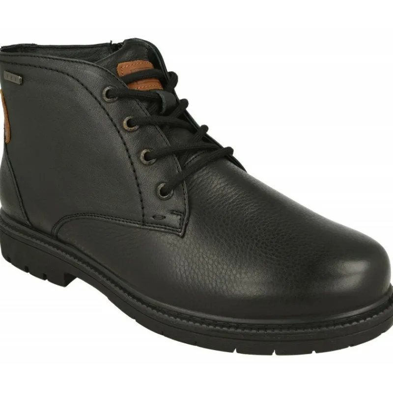 G Comfort Botines|Botin De Con Cordones Y Cremallera Lateral, Piel Impermeable Y Piso De Goma De Caucho Con Planta De Descanso Extraible