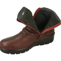 G Comfort Botines|Botin De Con Cremallera Lateral Y Pala Fruncida Con Cuna De Poliuretano Y Planta De Descanso Extraible