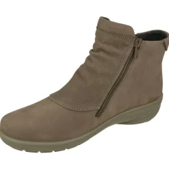 G Comfort Botines|Botin De De Piel Lisa Impermeable Con Doble Cremallera, Planta De Descanso Extraible Y Piso De Poliuretano