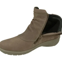 G Comfort Botines|Botin De De Piel Lisa Impermeable Con Doble Cremallera, Planta De Descanso Extraible Y Piso De Poliuretano