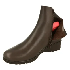 PieSanto Botines|Botin De En Piel Lisa Con Lateral Combinado, Piso De Cuna De Caucho Y Planta Extraible