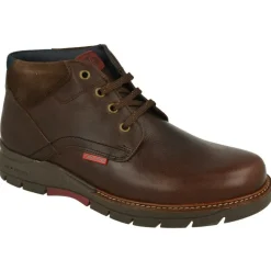Tolino Botines|Botin De Acordonado De Pala Lisa Con Piel Engrasada Y Piso De Caucho Flexible Con Planta Anatomica Extraible