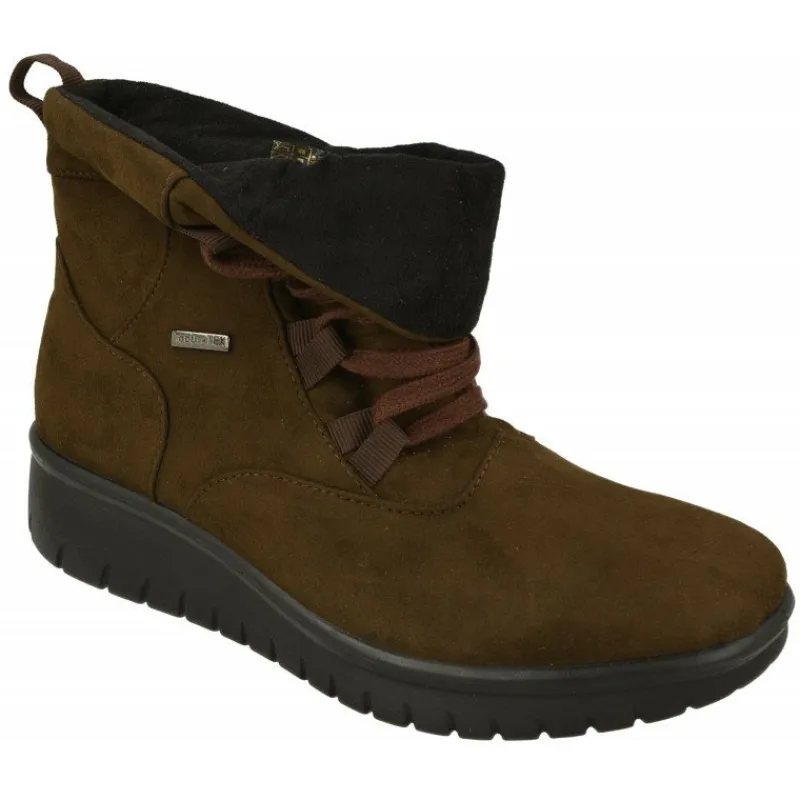 WESTLAND BY JOSEF SEIBEL antes ROMIKA Botines|Botin De Westland Antes Romika En Tejido Antelina Impermeable Acordonado Con Planta De Descanso Y Piso De Amortiguacion