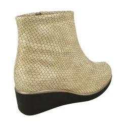 Doctor Cutillas Botines|Botin Del En Piel Grabada Serpiente Charol. Piso De Cuna Microporosa Muy Ligera Y Planta De Descanso Movible