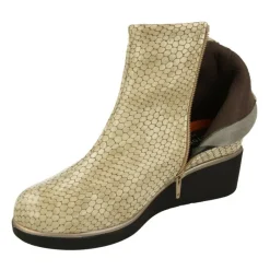 Doctor Cutillas Botines|Botin Del En Piel Grabada Serpiente Charol. Piso De Cuna Microporosa Muy Ligera Y Planta De Descanso Movible
