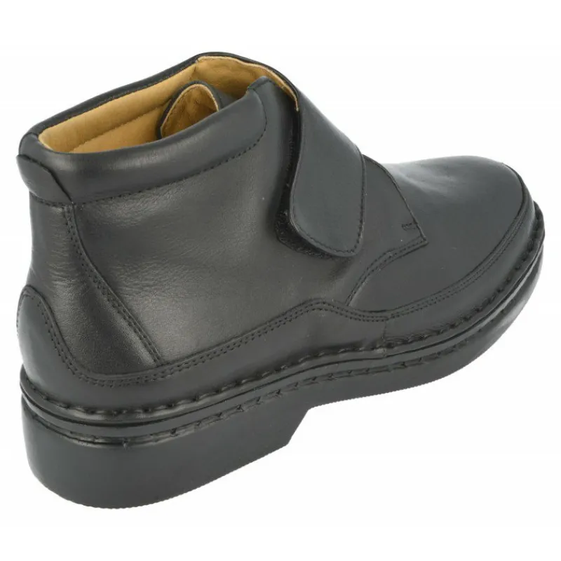 Calzamedi Botines|Botin Velcro De Pala De Lycra Con Piso De Amortiguacion Especial Plantillas Y Pies Sensibles Negro