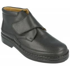 Calzamedi Botines|Botin Velcro De Pala De Lycra Con Piso De Amortiguacion Especial Plantillas Y Pies Sensibles Negro