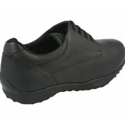 Calzamedi Cordones|Cordon De Pala Lisa Especial Pies Diabeticos, Extra Ancho 14, Plantilla Movible. Negro