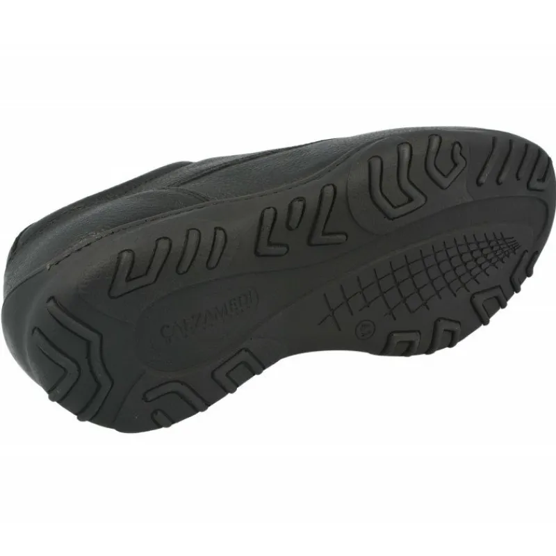 Calzamedi Cordones|Cordon De Pala Lisa Especial Pies Diabeticos, Extra Ancho 14, Plantilla Movible. Negro