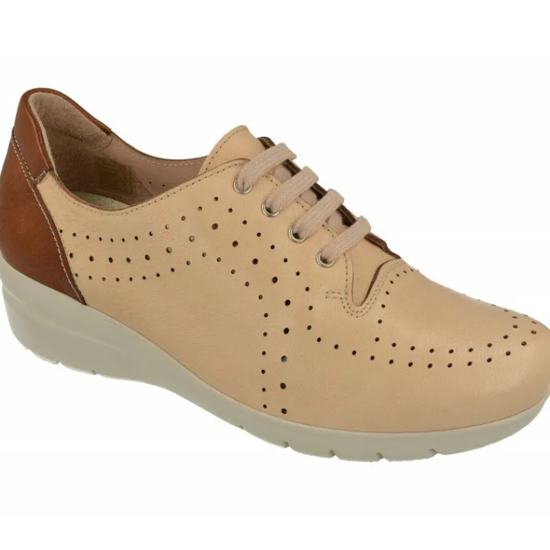 Comfort Class Cordones|Cordon De Comfortclass En Piel Picada Combinada Con Piso Aligerado De Poliuretano Y Planta Extaible