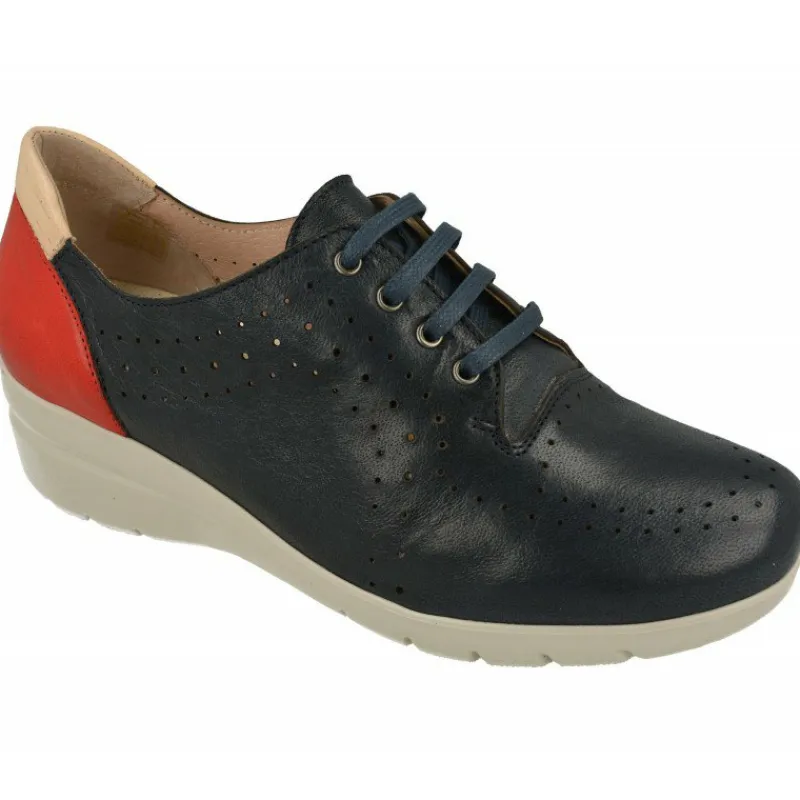 Comfort Class Cordones|Cordon De Comfortclass En Piel Picada Combinada Con Piso Aligerado De Poliuretano Y Planta Extaible
