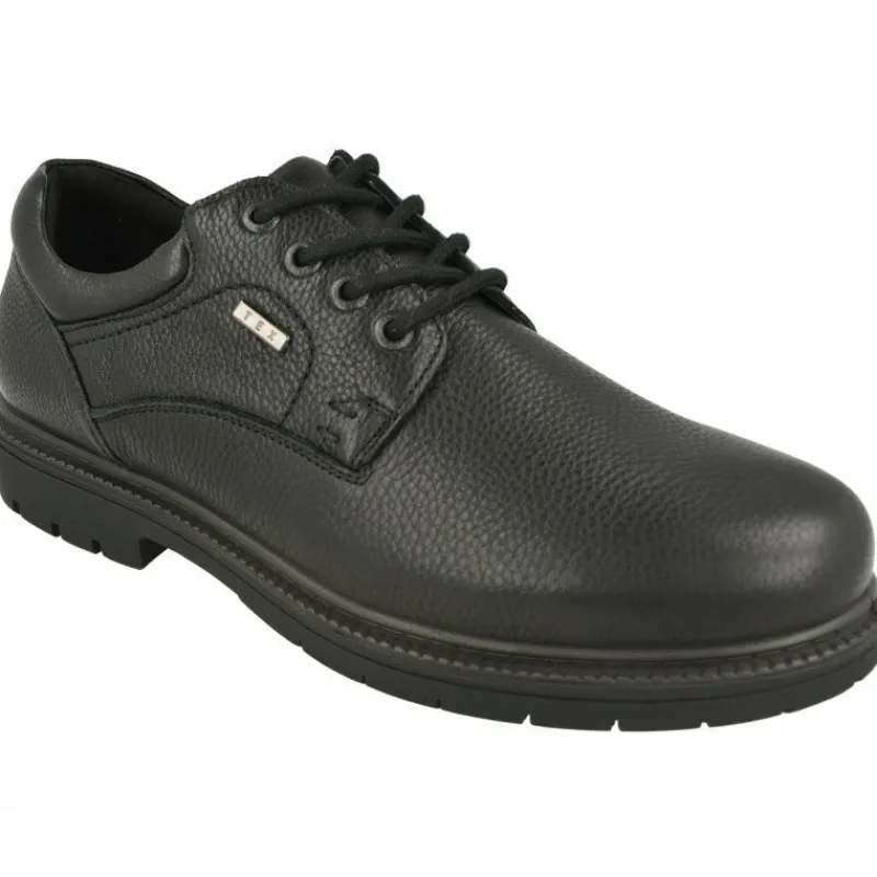 G Comfort Zapatos Comodos Para Trabajar|Cordon De De Pala Lisa En Piel Engrasada Con Membrana Impermeable Y Piso De Caucho Con Planta De Descanso Extraible