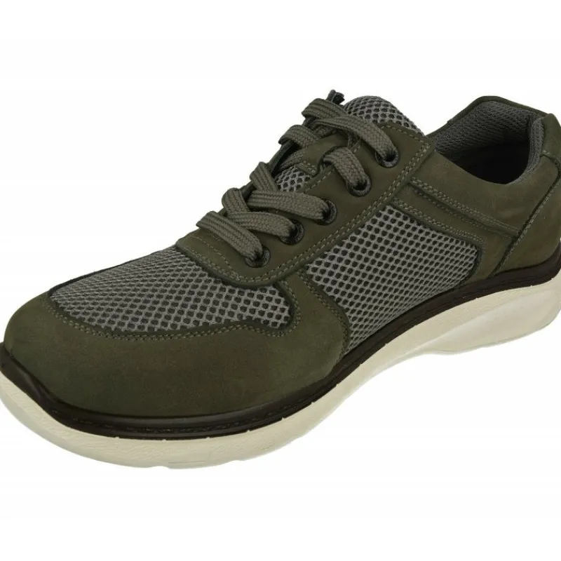 G Comfort Deportivos|Cordon De En Piel Combinada Con Rejilla Picada Y Ajuste Con Cremallera, Planta Extraible Y Piso De Poliuretano