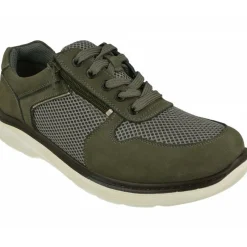 G Comfort Deportivos|Cordon De En Piel Combinada Con Rejilla Picada Y Ajuste Con Cremallera, Planta Extraible Y Piso De Poliuretano