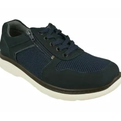 G Comfort Deportivos|Cordon De En Piel Combinada Con Rejilla Picada Y Ajuste Con Cremallera, Planta Extraible Y Piso De Poliuretano