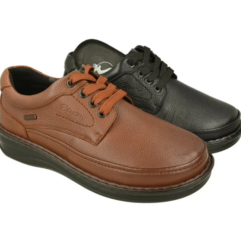 G Comfort Cordones|Cordon De En Piel Grabada Con Bordon En Pala, Membrana Impermeable Y Piso Aligerado En Ancho 14