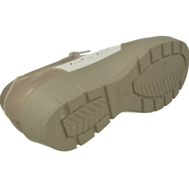 G Comfort Cordones|Cordon De Picado Con Cremallera Lateral Y Piel Combinada Con Cuna De Poliuretano