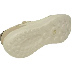 G Comfort Cordones|Cordon De Picado Con Cremallera Lateral Combinado Tonos Con Piso Esponjoso De Gran Amortiguacion. Beige
