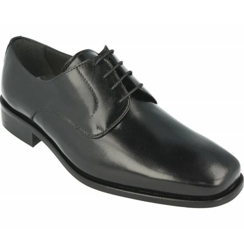 Paco Cantos Zapatos De Vestir|Cordon De En Tafilete Liso, Linea De Ceremonia . Negro