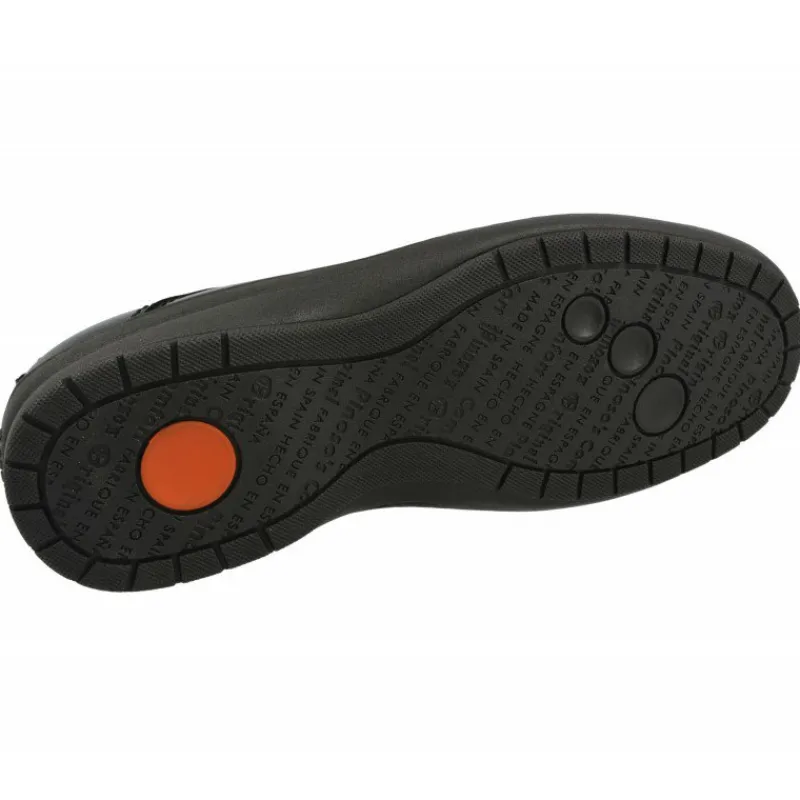 Pinosos Zapatos Comodos Para Trabajar|Cordon De En Pala Lisa Especial Para Pies Diabeticos En Ancho 13 Y Piso De Descanso Negro