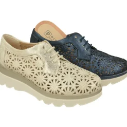 PITILLOS Cordones|Cordon De Picado Estrella Muy Transpirable Con Piso De Amortiguacion En Piel Metalizada Y Planta De Descanso Extraible