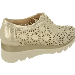 PITILLOS Cordones|Cordon De Picado Estrella Muy Transpirable Con Piso De Amortiguacion En Piel Metalizada Y Planta De Descanso Extraible