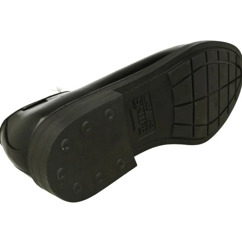 SNIPE Zapatos Comodos Para Trabajar|Cordon De En Pala Lisa Y Piel Vacuna Florentick, Elegante Y Con Piso De Goma De Pisada Confortable Negro