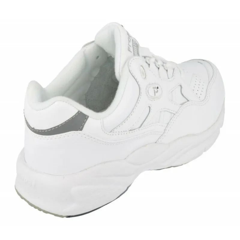 Propet Deportivos|Cordon Deportivo De Impermeable, Ancho Especial Para Plantillas Ortopedicas. Blanco