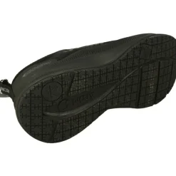 Fluchos Deportivos|Cordon Elastico De De Tejido Elastico Y Repele El Agua, Piso Ligero De Poliuretano Y Planta De Descanso Movible Negro