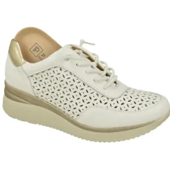 PITILLOS Cordones|Cordon Picado De Muy Transpirable Con Piso De Poliuretano Y Planta De Descanso Extaible. Comodisima Pisada Blanco