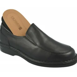 Calzamedi Mocasines|Mocasin De , Noruego Con Elasticos En Pala Anatomico Ortopedico. Negro