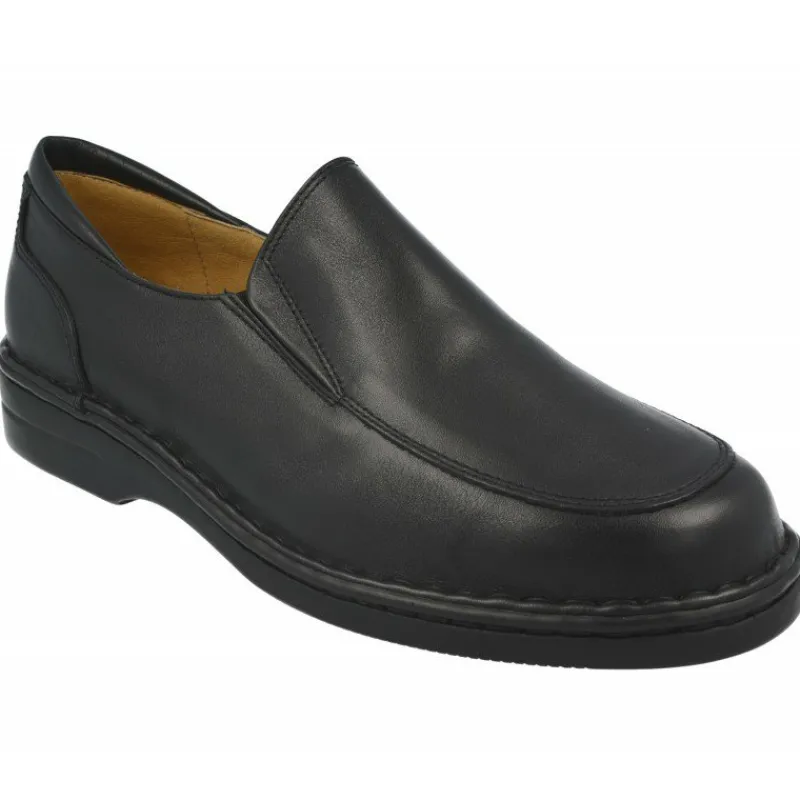 Calzamedi Mocasines|Mocasin De , Noruego Con Elasticos En Pala Anatomico Ortopedico. Negro