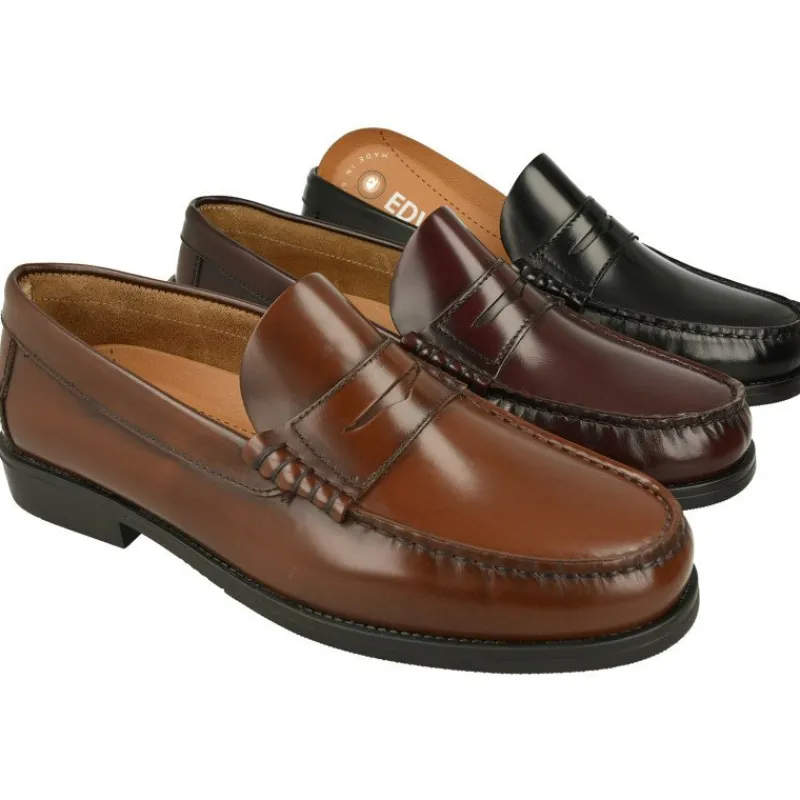 EDWARD'S Mocasines|Mocasin De Edwards De Piel Florentic Y Horma Confortable Con Planta De Descanso Extraible Y Piso De Amortiguacion