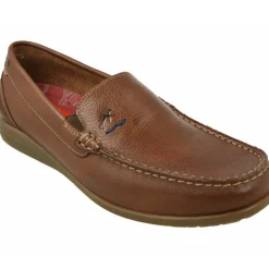 Fluchos Mocasines|Mocasin De En Fabricacion Flexible Kiowa Con Elastico En Pala, Planta De Descanso Movible Y Piso De Caucho Corrido